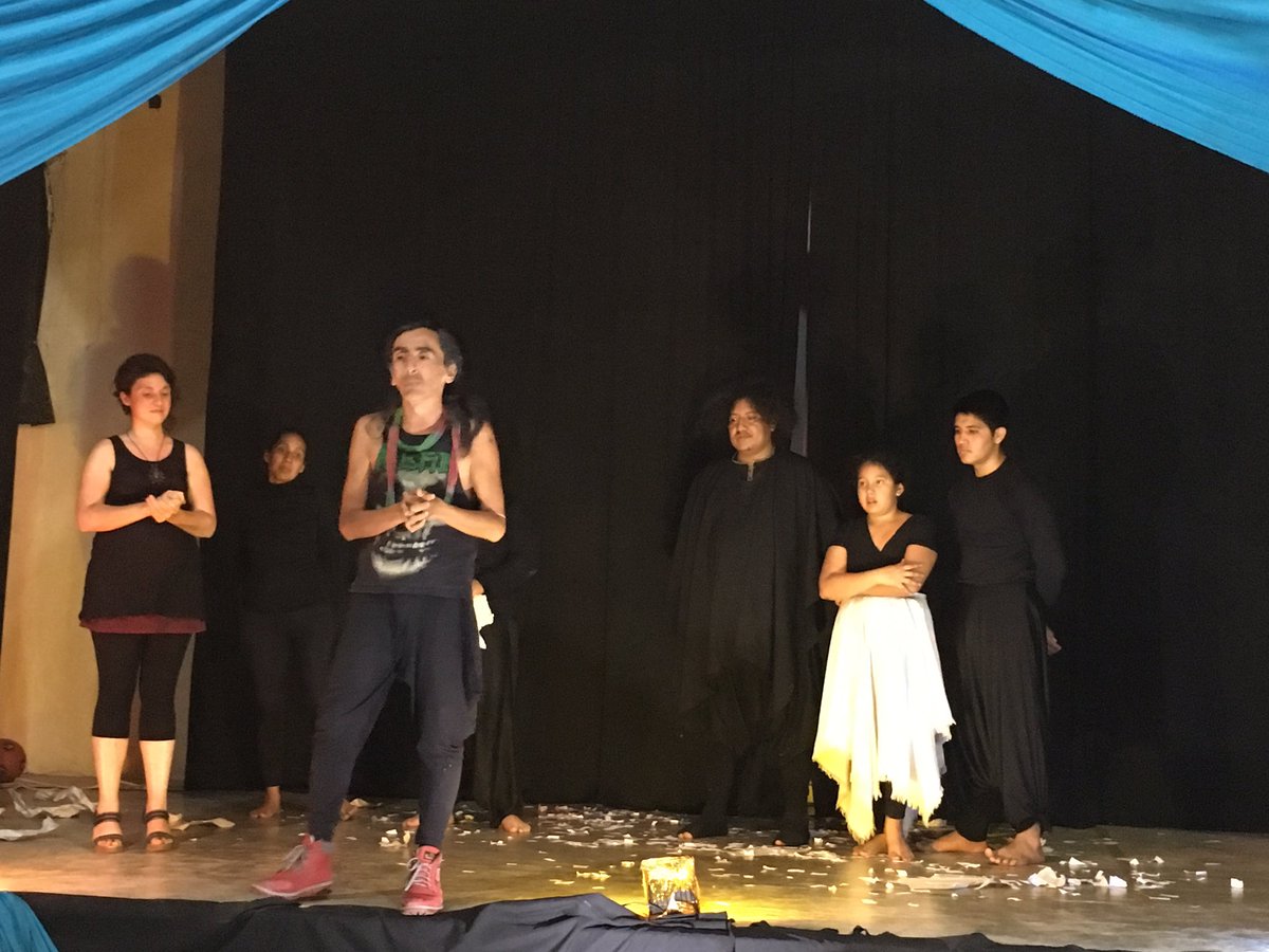 PatouSolidarite's tweet photo. Un inmenso gracias al Festival @createatroec para traer el arte tan hermoso en el Tena! Esperemos verles pronto! Muchísimas gracias! https://t.co/cAsEYVFSUo