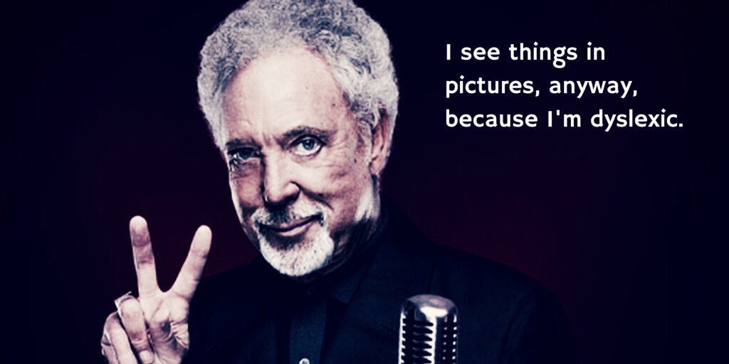 AlexiaAgency's tweet photo. #SirTomJones is a proud #dyslexic . https://t.co/Nytb9MtRM0