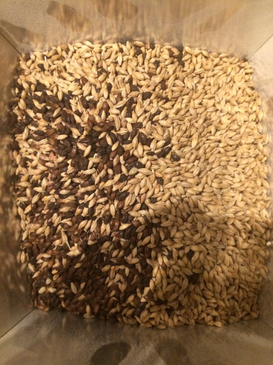 The smell of freshly milled grains in the morning... #homebrew #beer