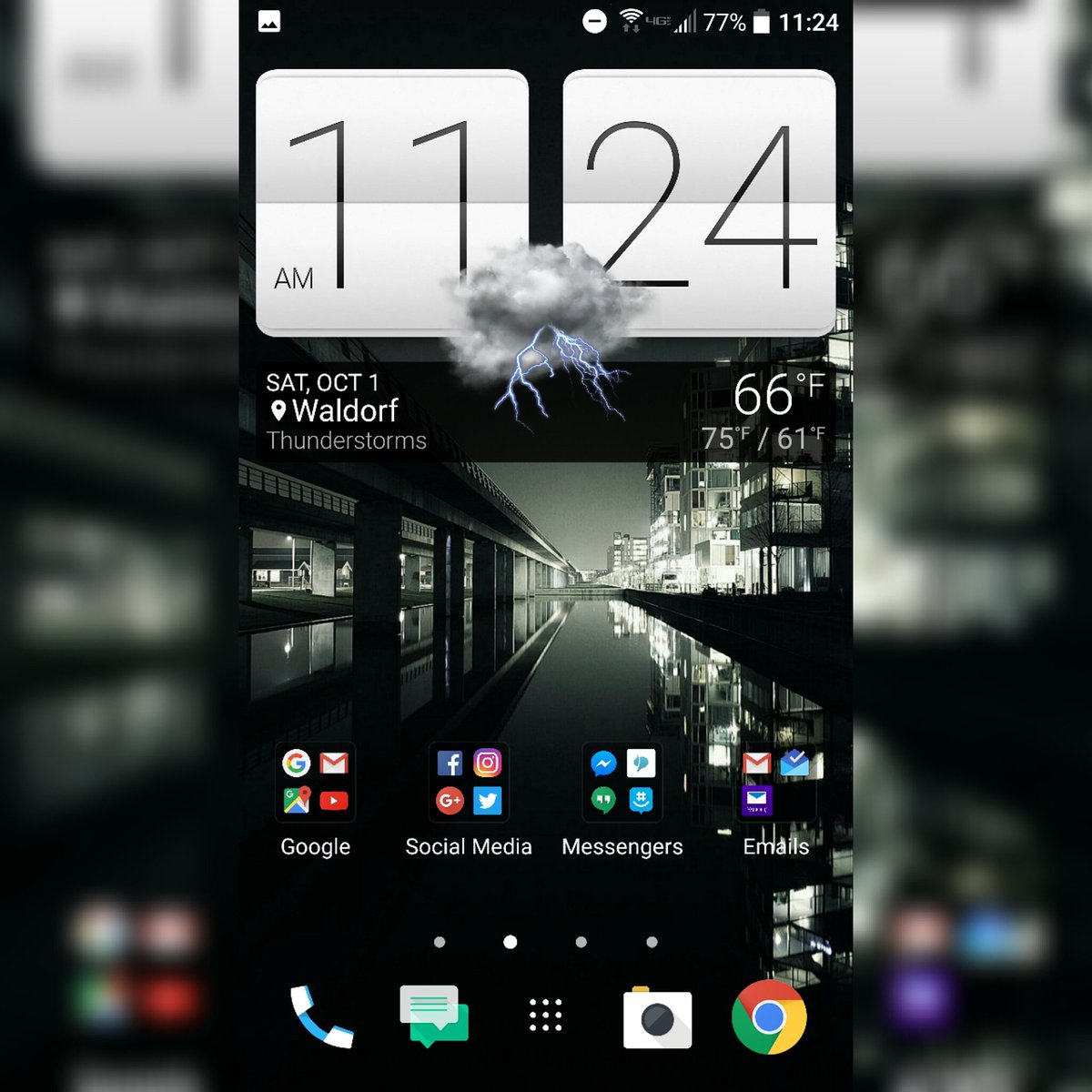 BG_TechLife's tweet photo. Best Clock Widget ever #HTC.... This was on my #Thuderbolt #DNA #Rezound #M8 https://t.co/7HnZzejLGn