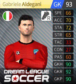 layleoo's tweet photo. I have just bought Gabriele Aldegani in #dreamleaguesoccer https://t.co/zAx34rDN1E