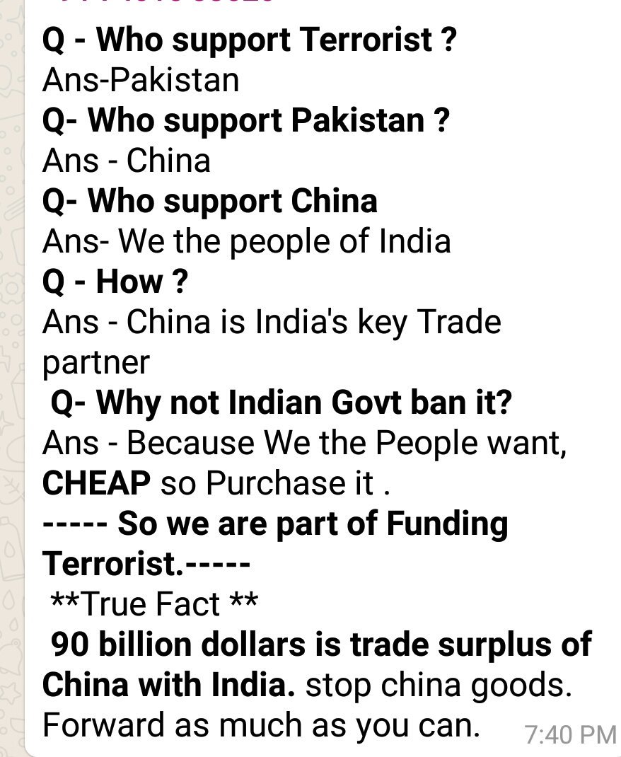 maddy4happy's tweet photo. @narendramodi @PMOIndia @timesofindia @khushsundar @TwitterIndia #dontentertaintainimportingchinaproducts #refusechina #MakeInIndia https://t.co/gFRZiRSKdA