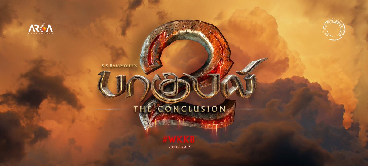 FullOnCinema's tweet photo. Logo of #Baahubali2TheConclusion Tamil https://t.co/wCqF13jYdO