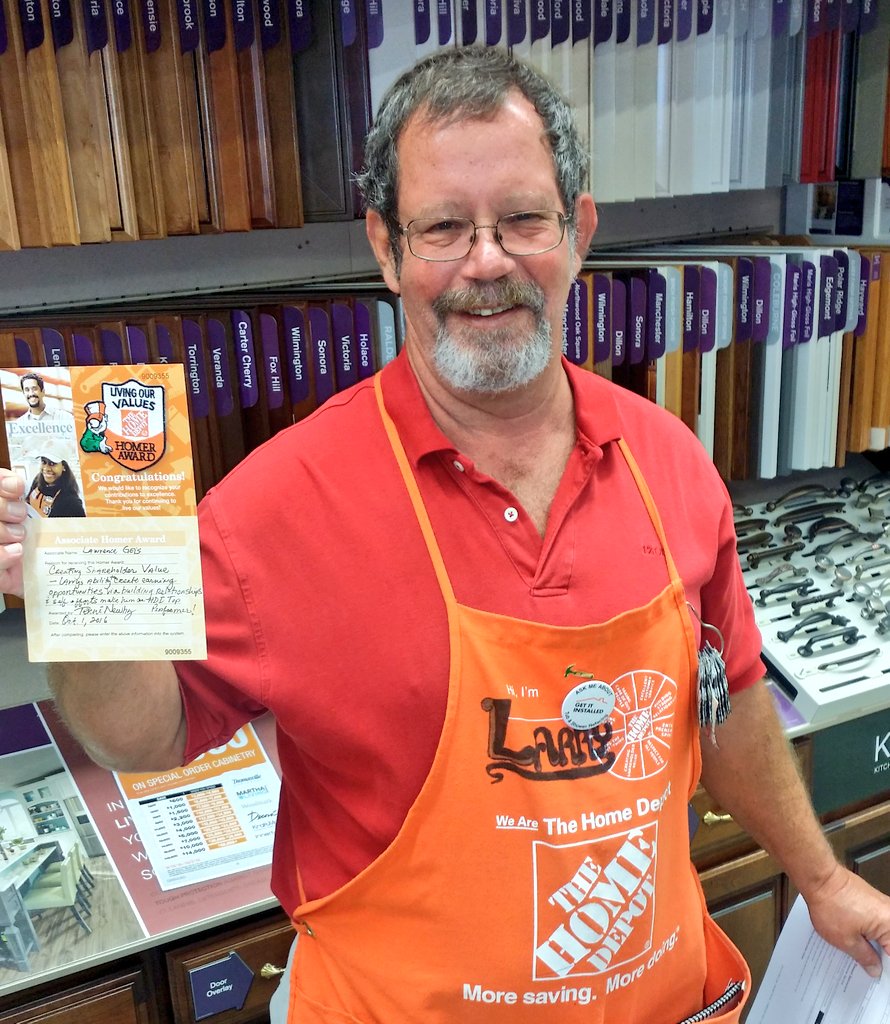 Congrats Larry! IPad winner recipient! Whoop!! <a href="/mica_kimberly/">Mica kimberly</a> @THDMBaker <a href="/THDRyanSilcott/">Ryan Silcott</a> <a href="/THDinteriors/">Wally Smith</a>