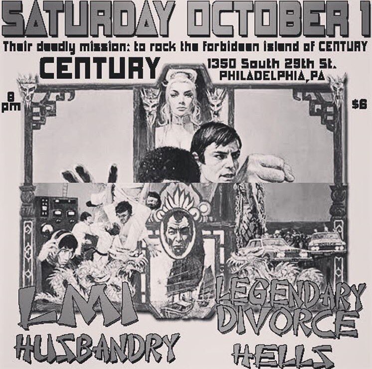 Dreary day? Must be a Legendary Divorce show tonight