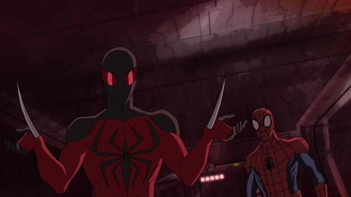 なめこのお味噌 W 俺には無理そうだ とか言いつつ 強烈な援護をしてくれるという この頃には掲示板とかでもかなりツンデレ認定され始めました アルティメットスパイダーマン アルスパ Spiderman Ultimatespiderman エージェント ヴェノム