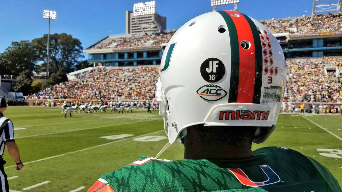 Thank you, <a href="/CanesFootball/">Miami Hurricanes Football</a>. 

#JDF16