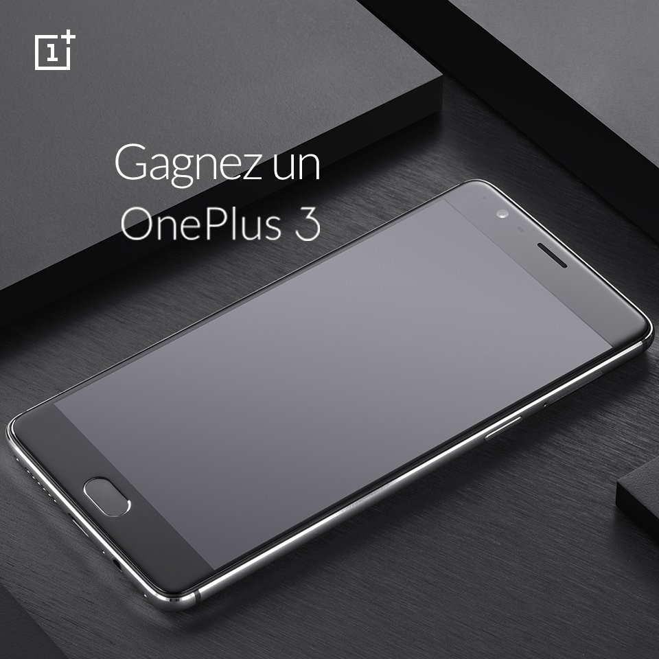 oneplus_fr's tweet photo. 48 HEURES avant la fin du CONCOURS #OnePlus3  ! Pour participer ou bénéficier de plusieurs entrées: RT + FOLLOW + https://t.co/6lSMhJtm0N https://t.co/Qe8feNjYKW