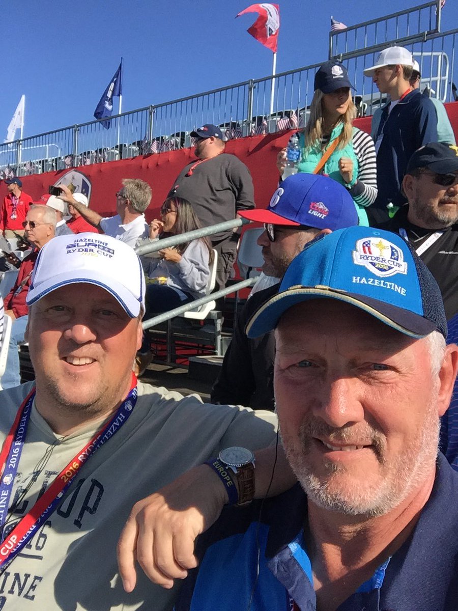 martyn_currie's tweet photo. On the first tee grandstand with @callmeshakey https://t.co/VDF8fcVsEB