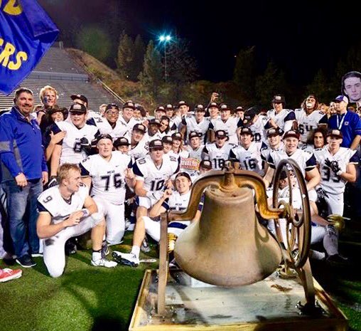MEAD_ATHLETICS's tweet photo. The Bell 🔔 is Back!   Congratulations to the @MeadHighSchool Panthers &amp; Wildcats on a hard fought game &amp; good luck to the Wildcats. https://t.co/7ZYMe5MW62