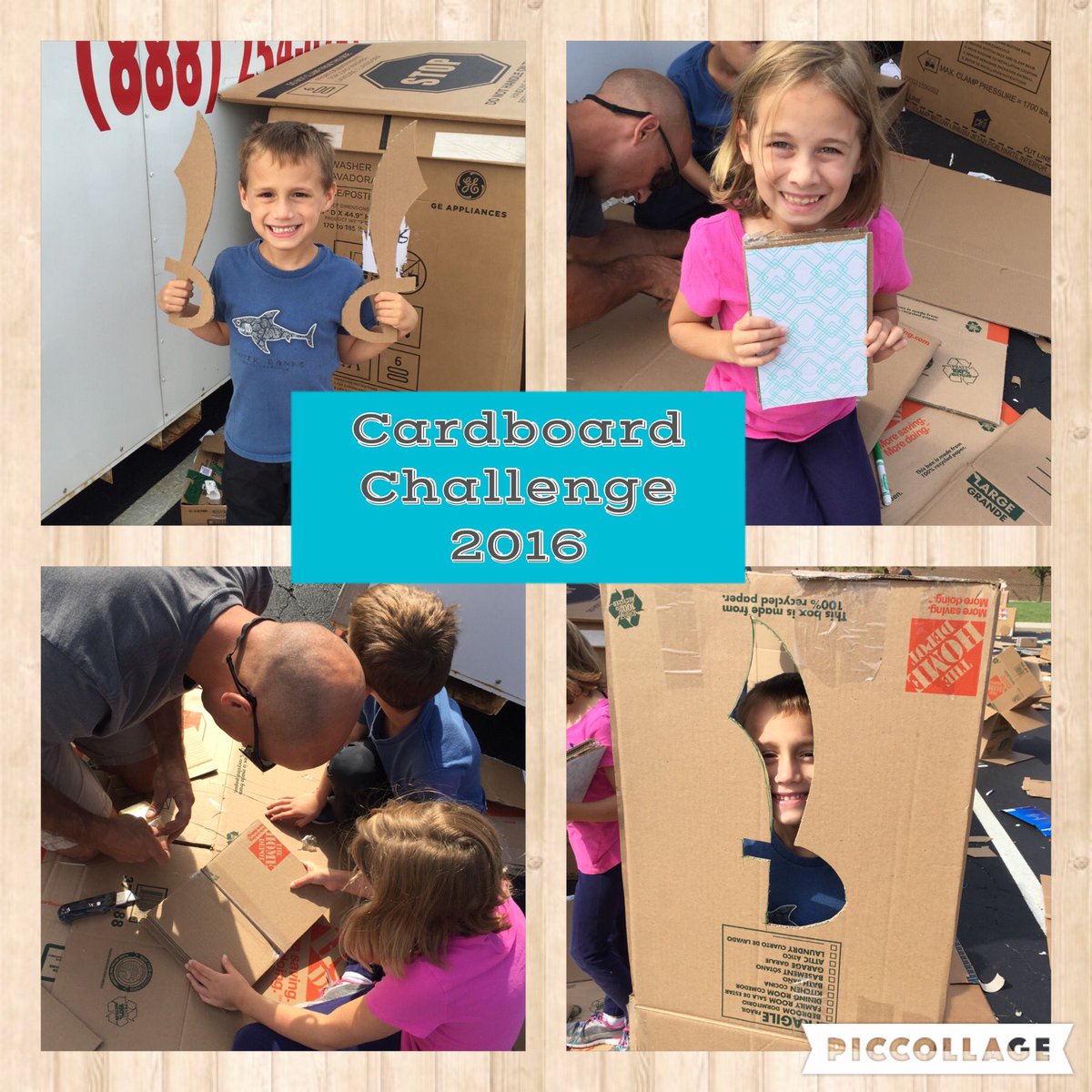 Had fun this morning at the Cardboard challenge! @AltonDarby #cardboardchallenge <a href="/HilliardSchools/">Hilliard Schools</a>
