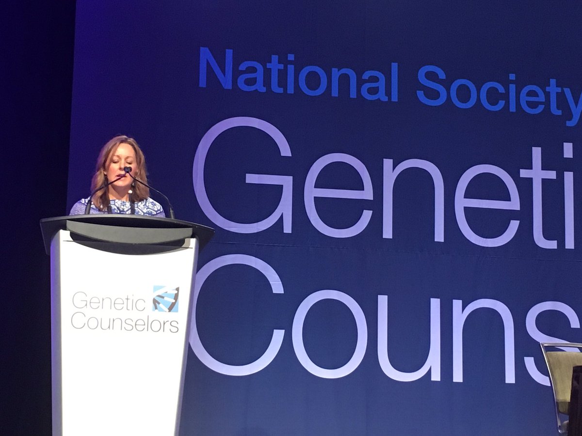 lmbennett's tweet photo. Just spoke at #NSGC16 about #cancermoonshot and #PMI - genetic counselors can play an important role in both initiatives @theNCI and #NIH https://t.co/ANedppGWkD
