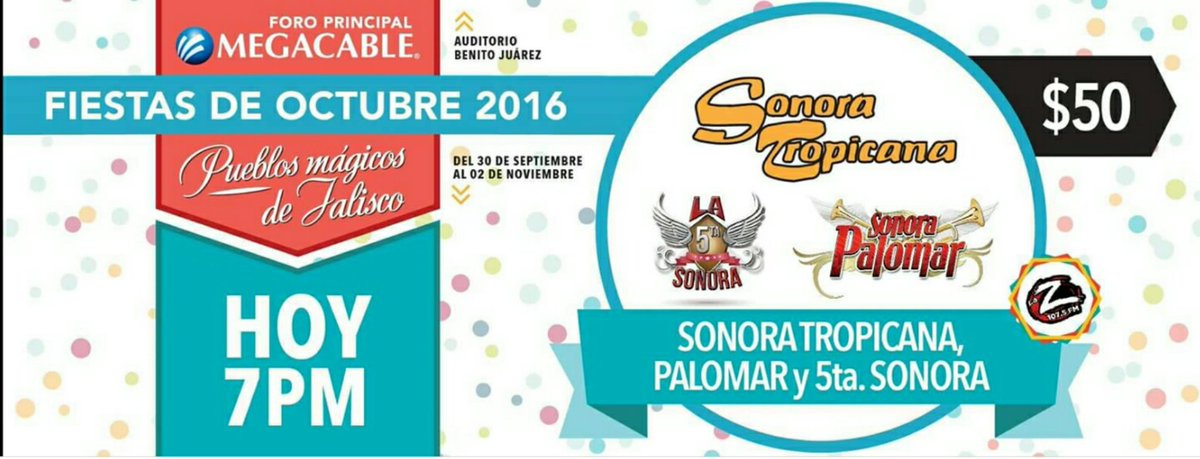 stropicana's tweet photo. Oyeee!!!
Llego la cumbia colombiana con Sonora Tropicana.
Hoy nos vemos en el Auditorio Benito Juarez en las Fiestas De Octubre. https://t.co/Knh23NI4xk