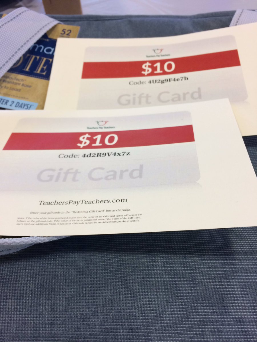 maweston's tweet photo. #EdCampAugusta! I won $20 to TPT! https://t.co/6GdupjDHdm