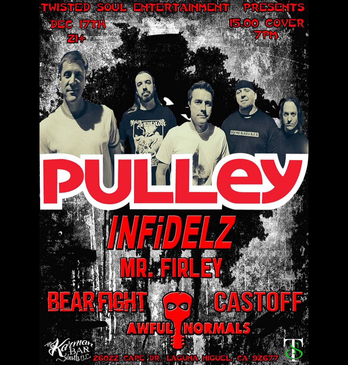 Will be cool to wrap up 2016 with this banger! <a href="/PulleyMatters/">Pulley</a> <a href="/CyberTracks/">Cyber Tracks</a> @BirdAttackRadio #KarmanBar #December17