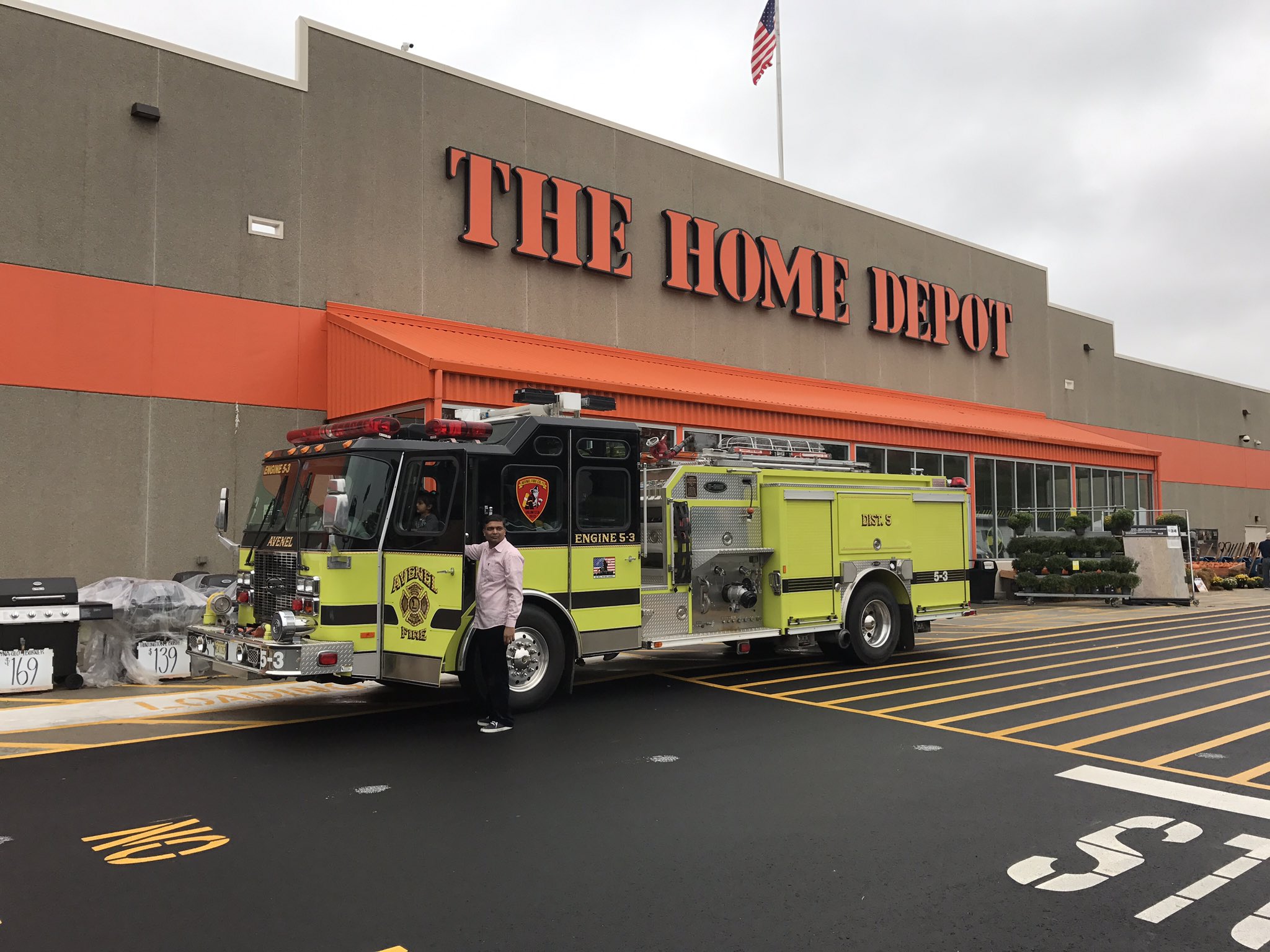 Colonia Home Depot on Twitter "Avenel Fire Dept promoting Fire Safety