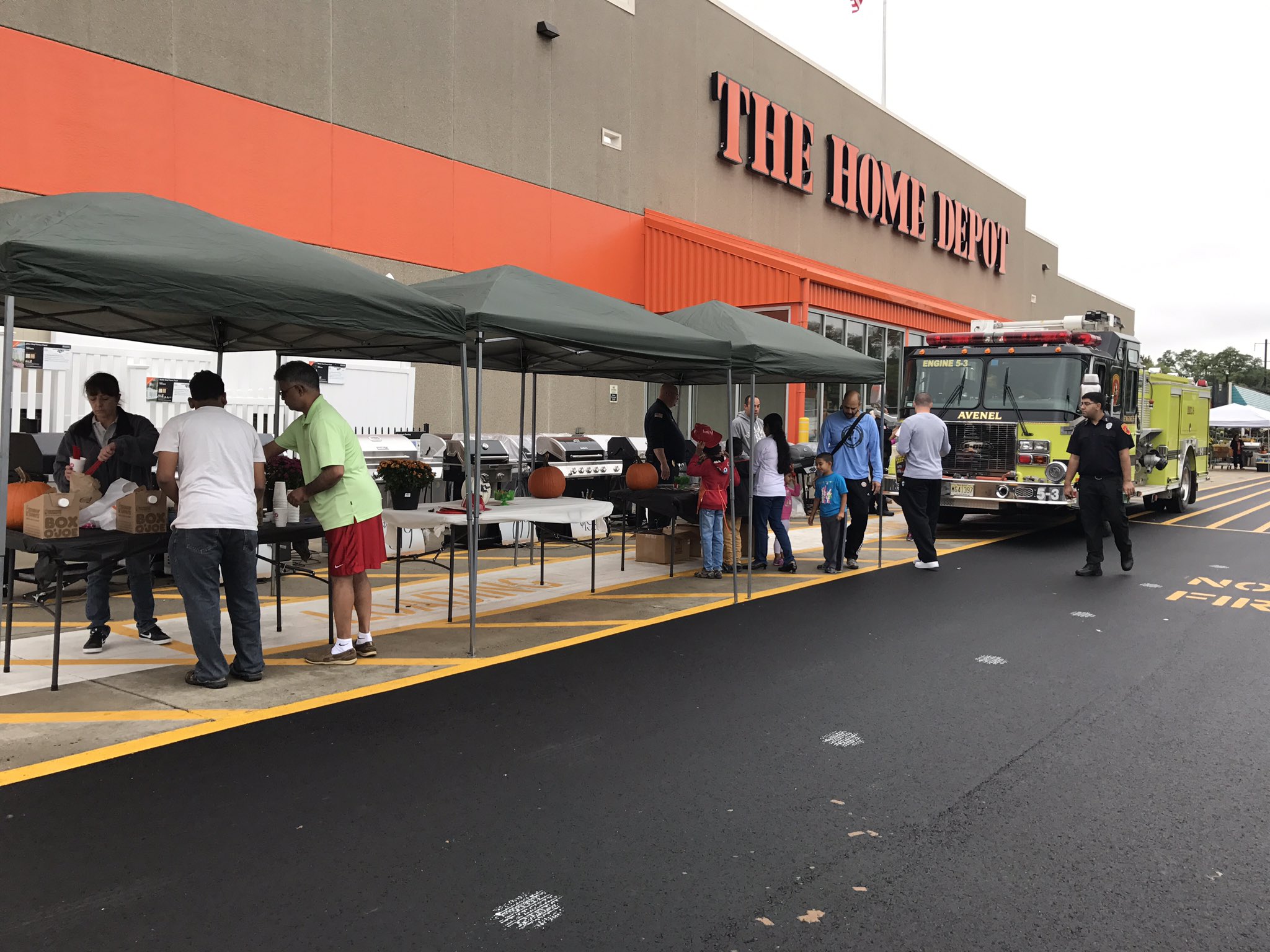 Colonia Home Depot on Twitter "Avenel Fire Dept promoting Fire Safety