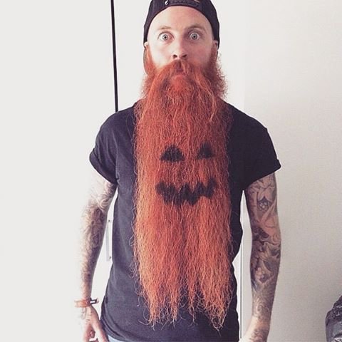 TheModCabin's tweet photo. Happy Halloween Month! Weโre brewing up some contest details here around #TheModCabin! #pumpkinbeard #halloween #beards ๐ท: @michael_legge https://t.co/ECnfqnCAcN