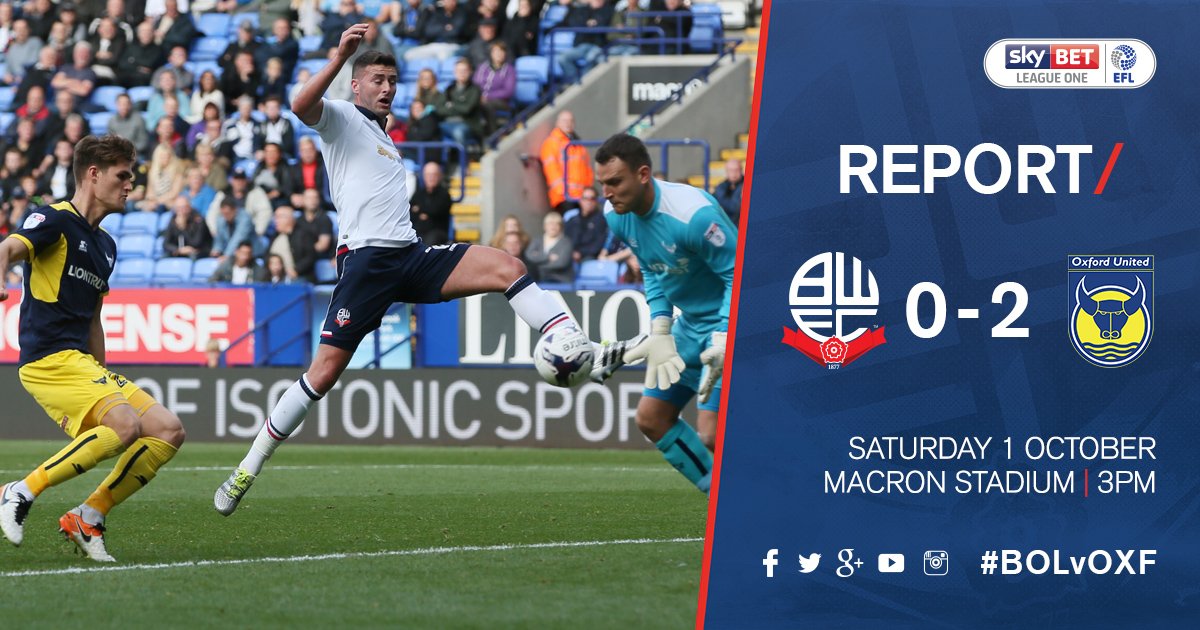 OfficialBWFC's tweet photo. π° The official account of #BWFC's defeat to @OUFCOfficial is now available over on the club's website Β» https://t.co/Z40oXOmjzV #BOLvOXF https://t.co/380GnwTurZ
