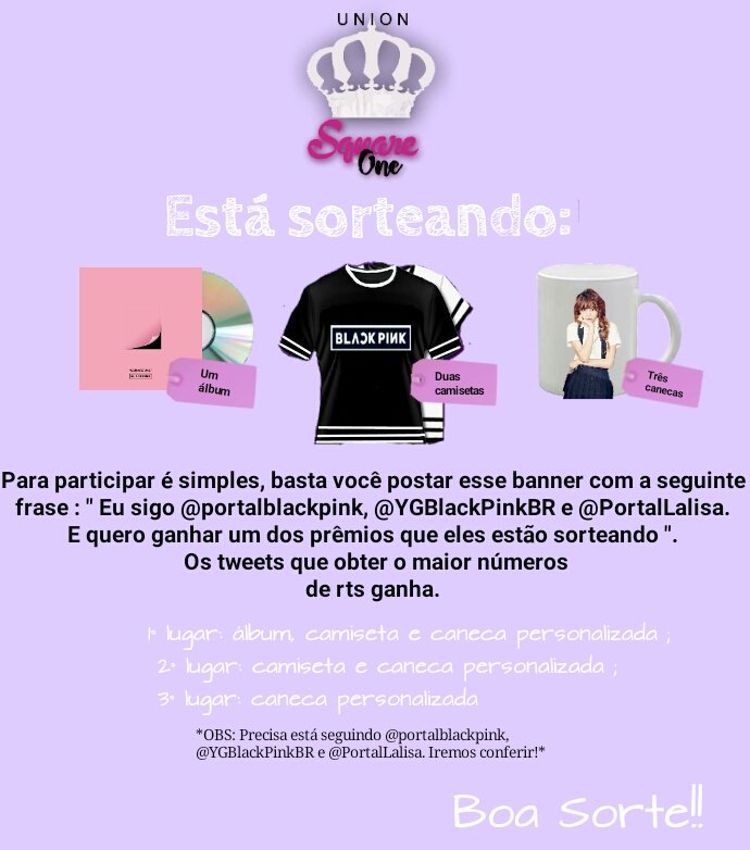 1201KSOO's tweet image. Eu sigo @portalblackpink , @YGBlackPinkBR e @PortalLalisa. E quero ganhar um dos prêmios que eles estão sorteando.