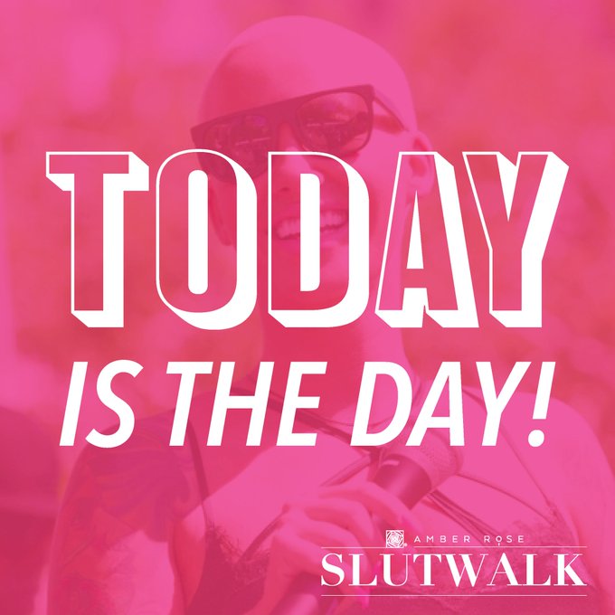 MEET ME NOW! 8th and Olive! Downtown Los Angeles #AmberRoseSlutWalk https://t.co/hMHudWe8QL