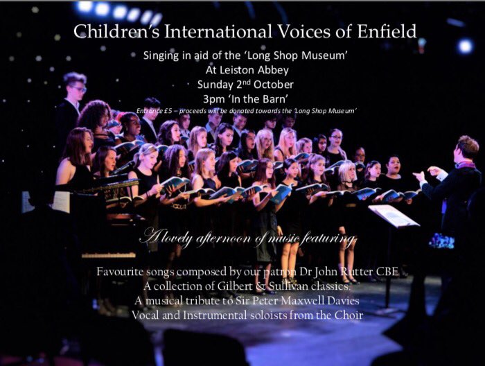 We LOVED visiting the @LongShopMuseum today ahead of our concert in aid of their work tomorrow at 3pm - Join us! 🎭🎶