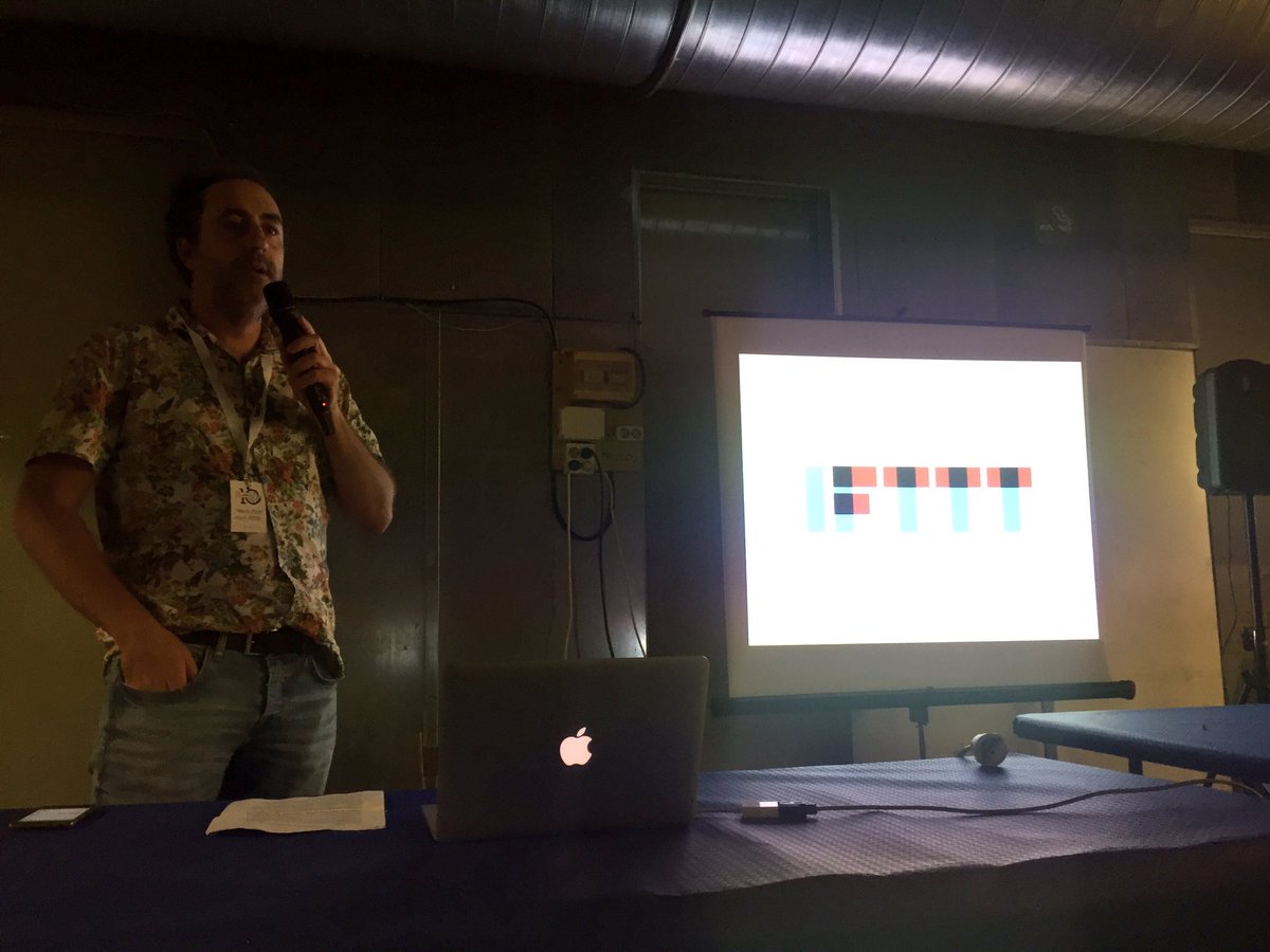 RUTsenseH's tweet photo. Descobrint l'app #IFTTT Com automatitzar tasques entre xarxes socials i serveis d’internet #llopasfera10anys per @EstudiPastor @llopasfera https://t.co/iFXDXIFas7
