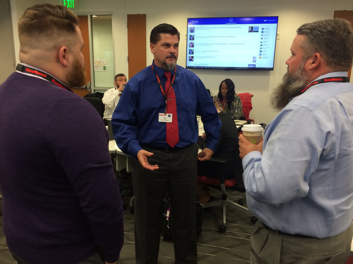 Student vets implement collaboration and leadership skills during break <a href="/Raytheon/">Raytheon</a> #SVALeads #ServiceSelfie