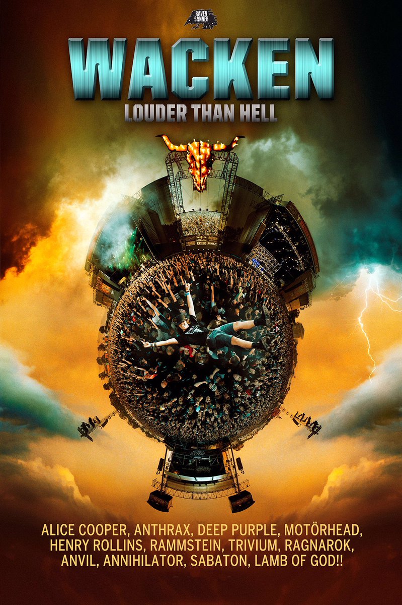 Love #AliceCooper #Motorhead #DeepPurple #Anthrax or #Anvil then check out WACKEN the movie @ bit.ly/2cJp8p6 #heavymetal #horror