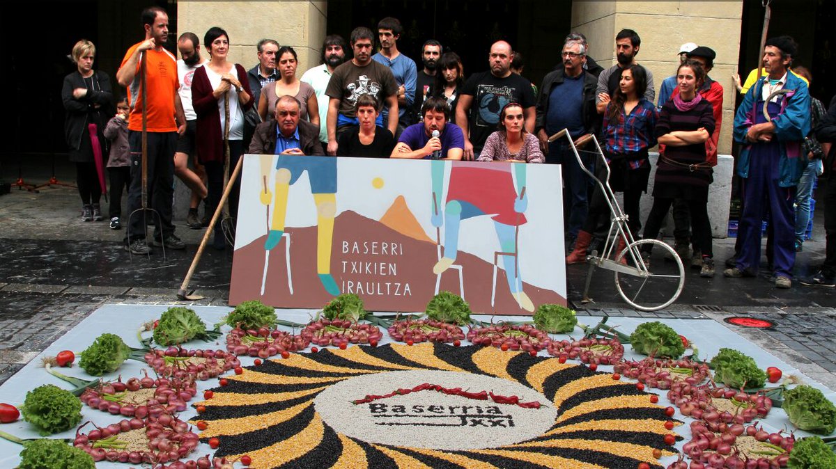#baserriaXXI egin du gaur bere aurkezpena. Gizartea guztiari deia: EUTSI Lurrari!! Baserri Txikien Iraultza!!