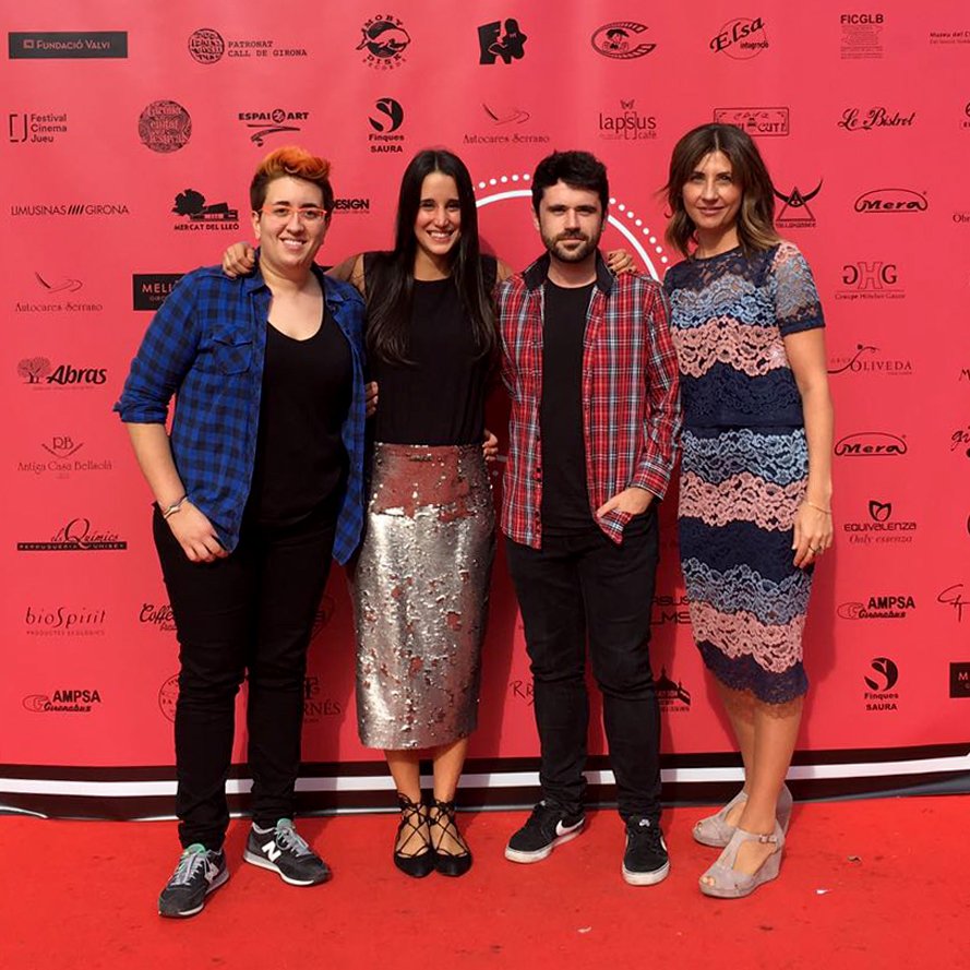 TotemProd's tweet photo. La representación de la productora en el @GironaFilmFest, donde #Letargo y #PalabrasCruzadas acaban de ser proyectados en sección oficial. https://t.co/oYQf4khuCw