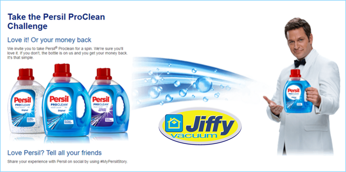 #JiffyVacuum sells @PersilProClean jiffyvacuum.com