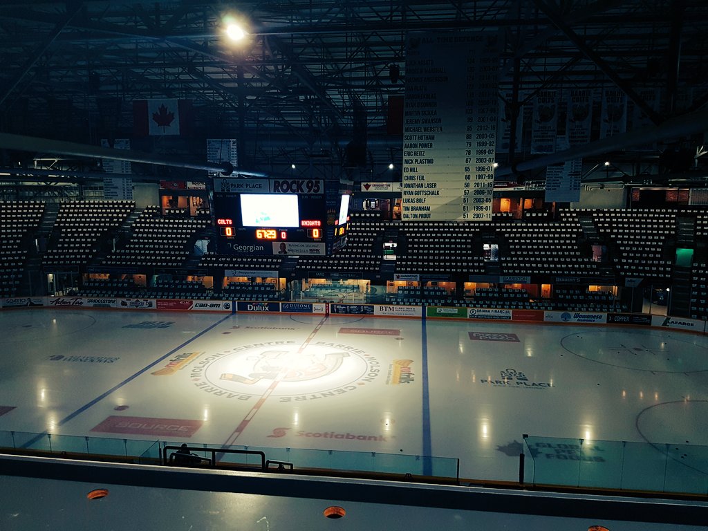 Barrie Colts Arena Seating Chart