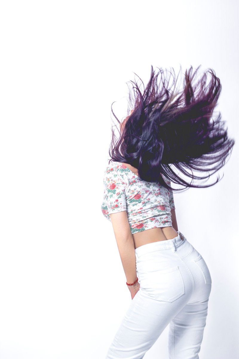 #photography #hair #back #strobist #studio #color #movement #portrait #photoshoot #model #modeling #whitebackground