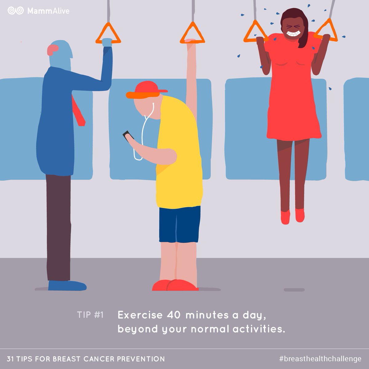 the #breasthealthchallenge starts today. mammalivefoundation.org/tip-1-exercise/ Sign up for 31 tips in 31 days (and prizes).