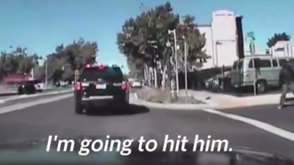 shows Sacramento police trying to hit man with car before fatal shooting in July