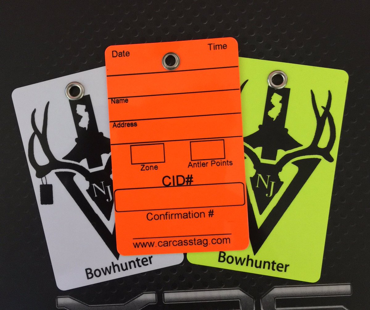 CarcassTag's tweet photo. #newjerseyhunting #njhunting #njbowhunting #carcasstag #njwildlife custom carcass tags. Check them out at https://t.co/XqCLdNajh5 https://t.co/y7VDosLj49