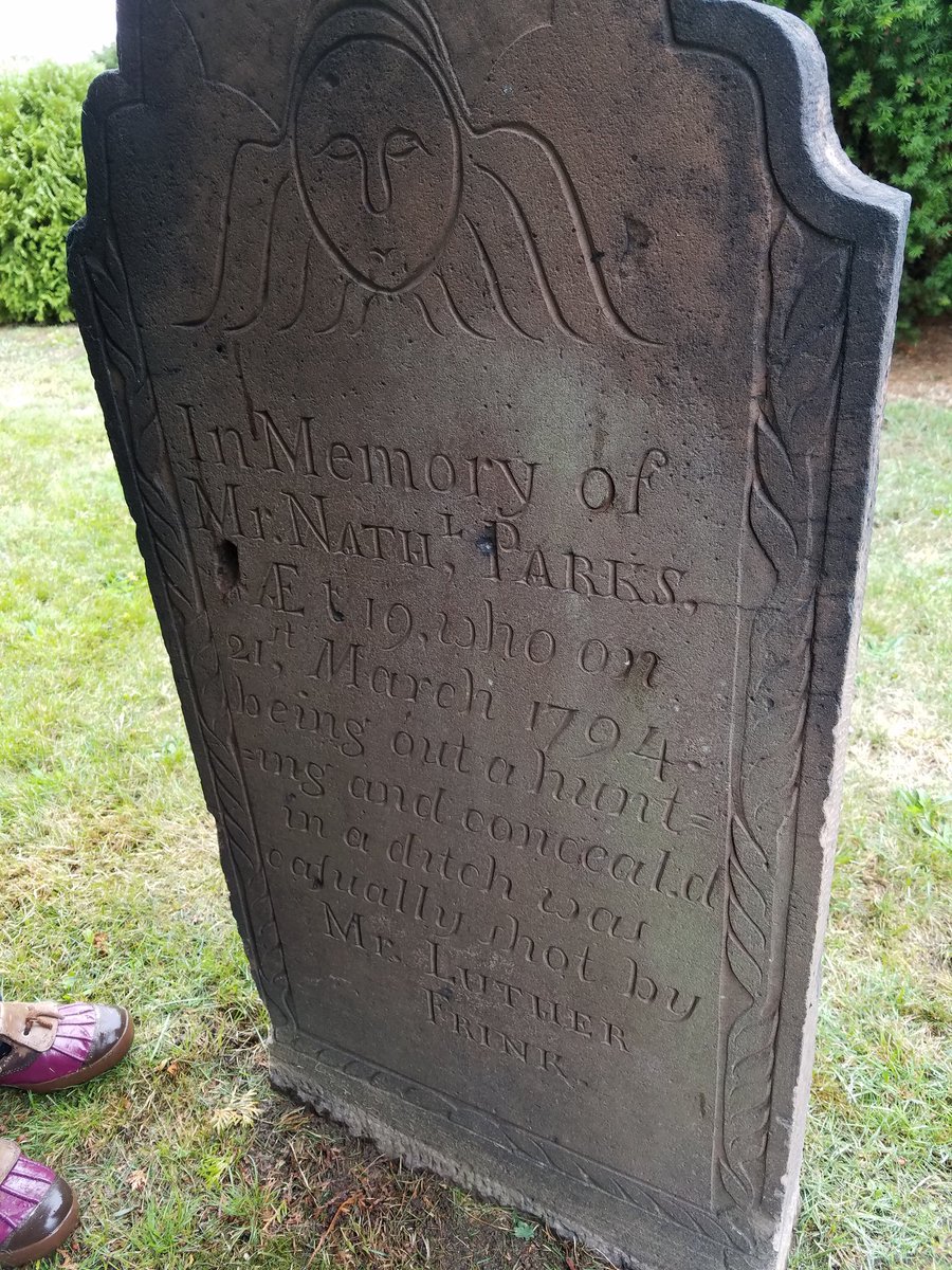 thealtacademic's tweet photo. The stories you find when you're #graveyarding with @Nolan_Cool for @umassph class. https://t.co/l9mtOjxleH
