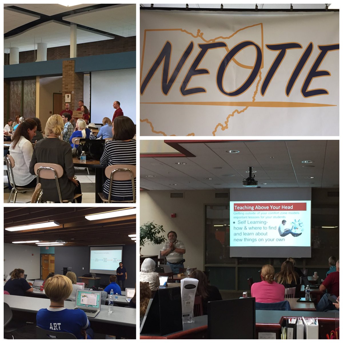 bwilsonfish's tweet photo. Great conference hosted by @Orange_Schools #NEOTIE2016 https://t.co/EhPlT5iFXb