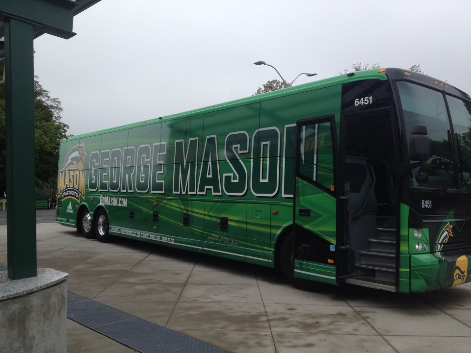 <a href="/masonmsoc/">George Mason Men's Soccer</a> <a href="/MasonAthletics/">George Mason Athletics</a> <a href="/PatriotPlatoon/">Loyalty is Royalty</a>  Mens Soccer traveling in style for A-10 opener! #awesomebus