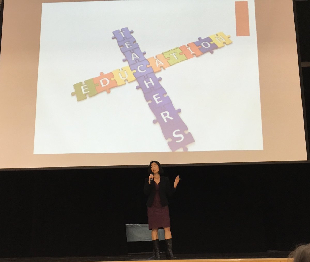 SallyGuzman's tweet photo. How are we engaging the parents? @FamEngage Speaker: Ann Ishimaru #WaFamEngage #engage4kids #EPS_EquityMatters https://t.co/x9Brt6K8oL
