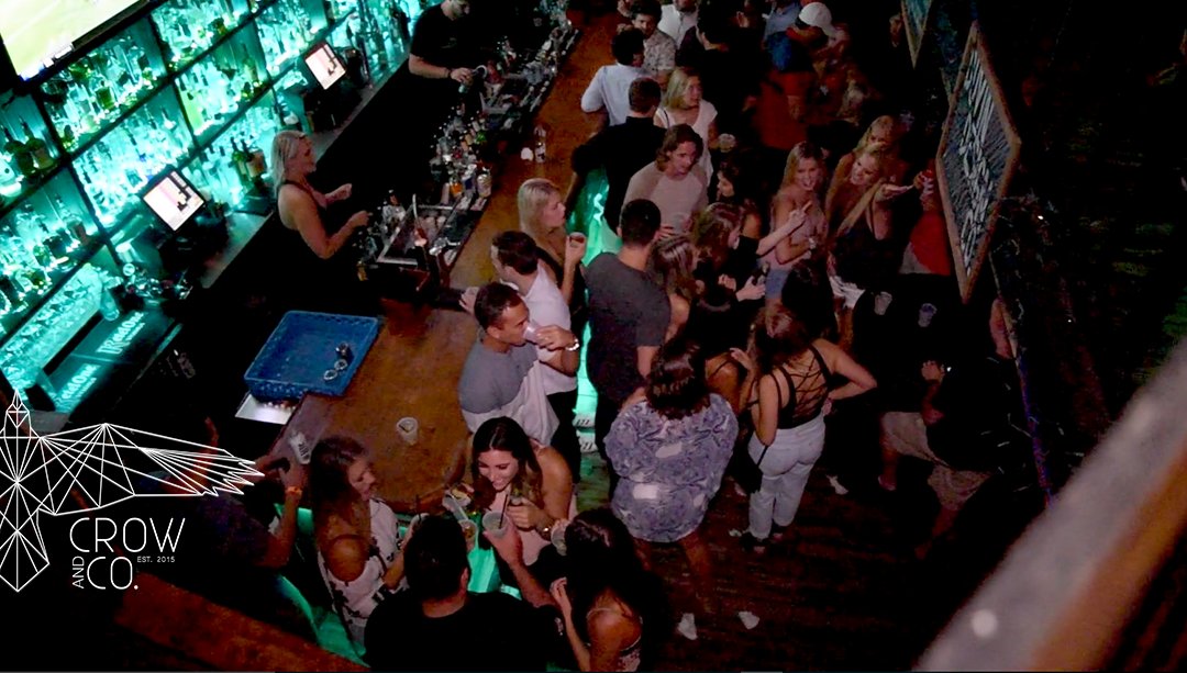 thecrowandco's tweet photo. We're gearing up for another great night! Thanks to everyone that kept good company! Time to do it all over again. #thecrowandco #orlando https://t.co/s7xe4UGvrw