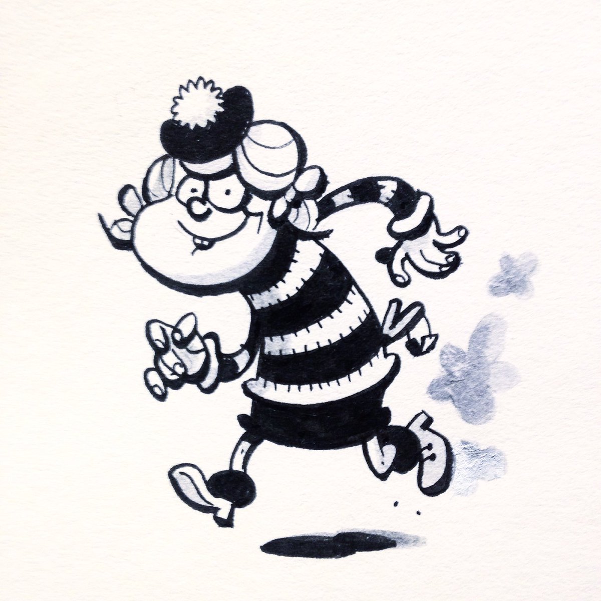 mb_tweets's tweet photo. Minnie T Minx.
#inktober #dayone #sketchbook #brushpen #drawing #beano #oofyah https://t.co/3EaImXuwft