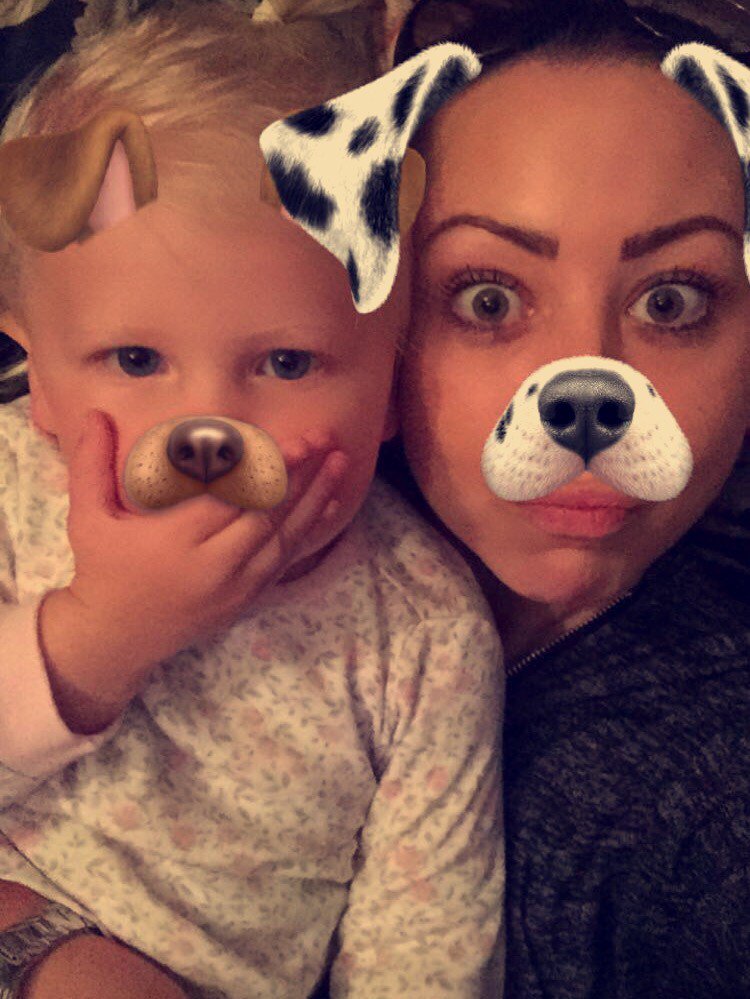 Kittyflee's tweet photo. When your babba niece is determined not to pull tongues!😉... #snapchat #littlecutie 🐶☺️💗 https://t.co/JQ3tzoFDyz