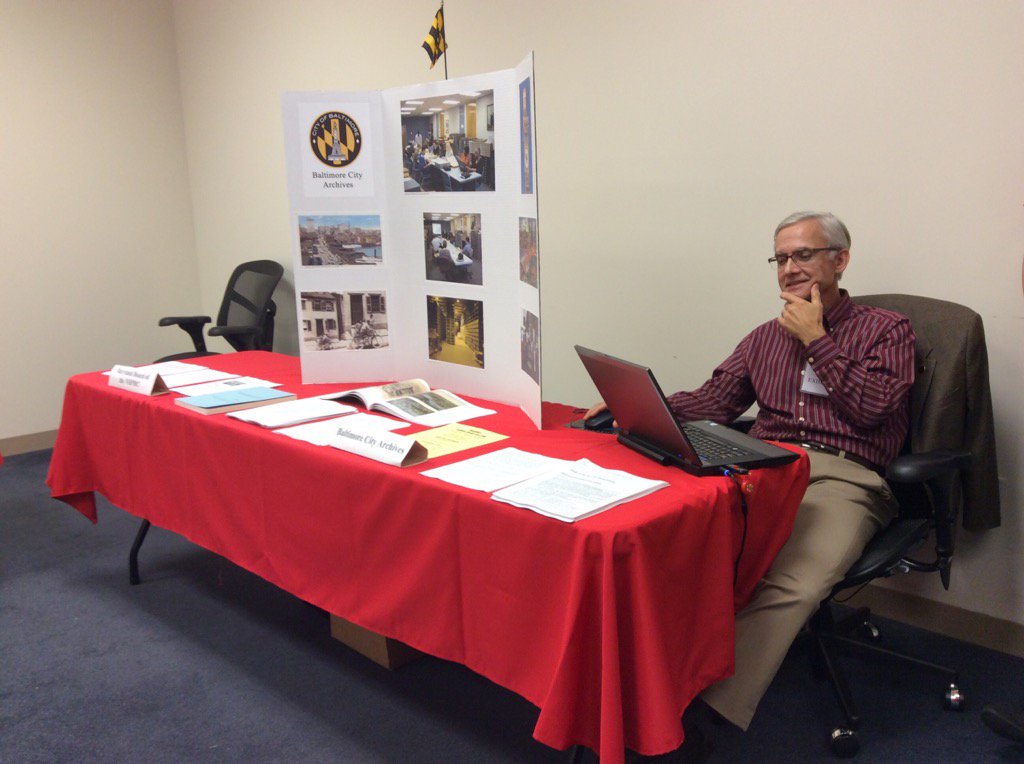 #FamHistFest2016 Baltimore City Archives #genealogy