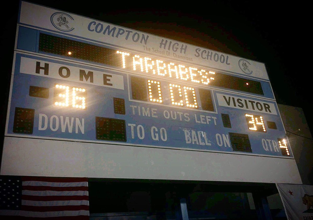 ComptonASBSport's tweet photo. Tarbabes took the Rams off the field last night 36 to 34. Join us next Friday VS LB Poly at LBCC Veterans Stadium.
#tarbabenation https://t.co/FJD3vcw9JZ