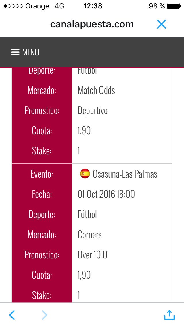 kaiserbet's tweet photo. @CanalApuesta me habéis traído suerte con la mención. Hoy dentro los dos picks publicados. Con un poco de suerte. La que nos faltó ayer. https://t.co/ZZtrSbecG6
