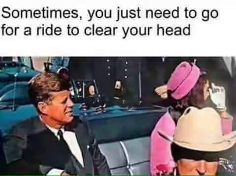 BabyJar420's tweet photo. I heard he lost his mind towards the end #jfk #president #PresidentialDebate #kennedy #headshot #killshot #comedy https://t.co/5ev4VOW9oe