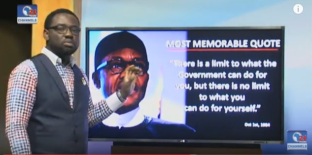 ogunsanwojide's tweet photo. Here is a snapshot of President Muhammadu Buhari's most memorable  quote on Oct 1st, 1984. #LeadershipByData https://t.co/JWQZ91uhsM
