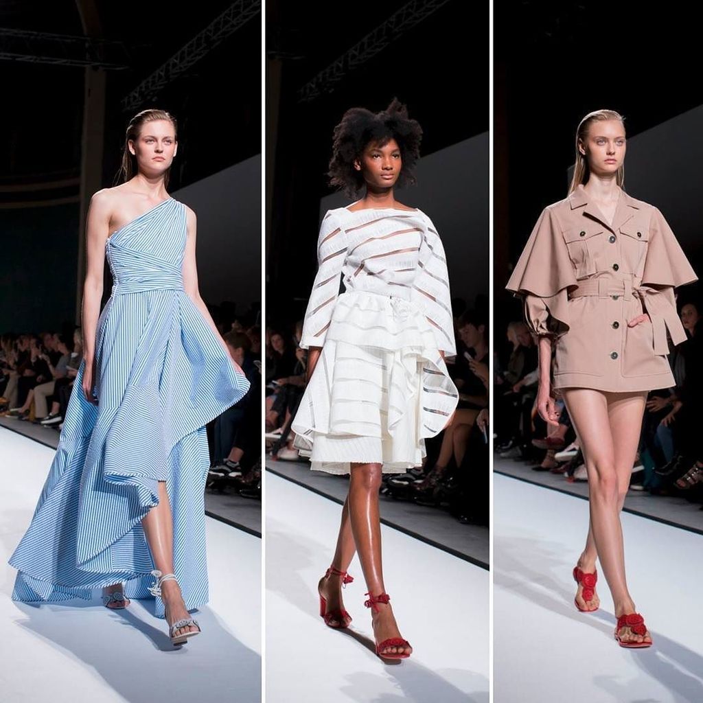 slimani's tweet photo. Paris Fashion Week: Talbot Runhof show #paris #fashion #week #pfw #parisfashionweek #Talbo… https://t.co/DtaHGg04Gj https://t.co/pRXMtuPXUi